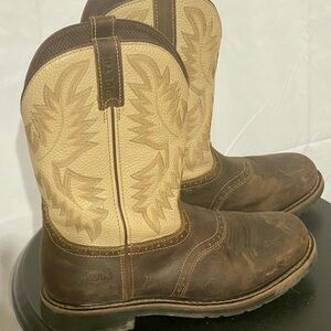 Justin Boots “Superintendent” EH rated Soft Toe Men's Boots 12D